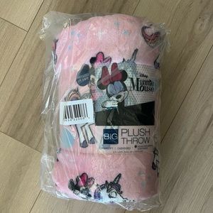 The Big One Oversized Plush Minnie Mouse Unicorn Microplush Throw Blanket